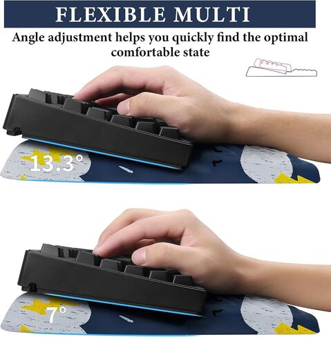 Ergonomic Keyboard Stand with Cute Monster Memory Foam Wrist Rest in Kuwait
