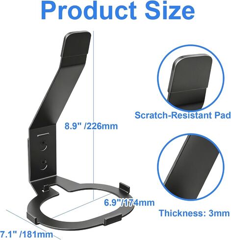Wall Mount Bracket Only Compatible with Sonos Move 1 & Move 2, Black in Kuwait