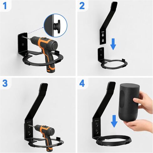 Wall Mount Bracket Only Compatible with Sonos Move 1 & Move 2, Black in Kuwait