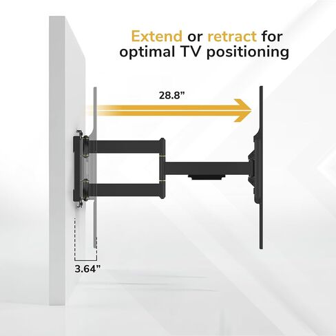 Mount-It! XXL Full Motion Sliding TV Wall Mount for 60"-120" Large TVs in Kuwait