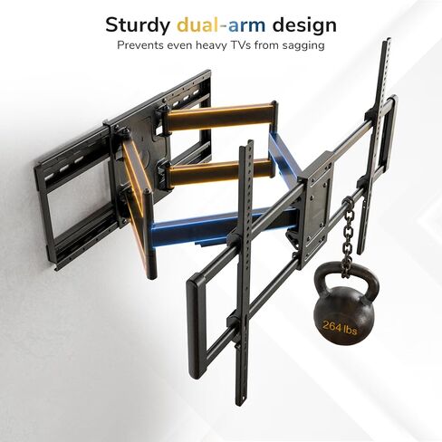 Mount-It! XXL Full Motion Sliding TV Wall Mount for 60"-120" Large TVs in Kuwait