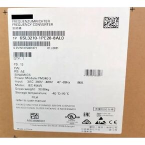SMOCONE Expedited 6SL3210-1PE28-8AL0 New and Sealed in Box 6SL32101PE288AL0 1 Year Warranty and Fast in Kuwait