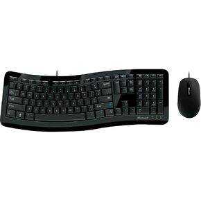 Microsoft Comfort Curve Desktop 3000 for Business 7ZJ-00018 Black USB Wired Ergonomic Keyboard and Mouse in Kuwait