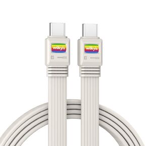 80Gbps USB4 Flat Cable, 3.3ft/1m, 240W Charging, 8K@60Hz Video, Compatible with Thunderbolt 5/4/3 in Kuwait