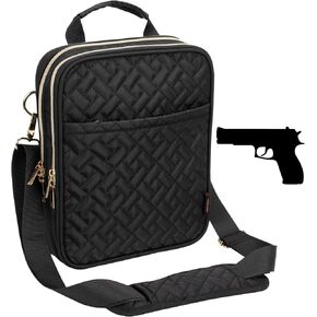QIQU Gun Pouch Multipurpose Carry Pistol Holster Fanny Pack Waist Bag for Women, Waist Belt Pistol Holster Cross Body Gun Bag in Kuwait