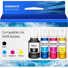 Comptible for EPT542 Ink Refill Bottles ET-5850 ET-5150 ET-5170 ET-16650 in Saudi Arabia
