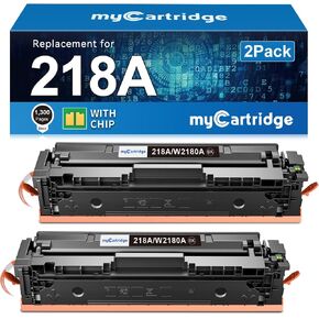 218A Black Toner Cartridges 2 Pack for HP 218A 218X 3301fdw 3301sdw 3201dw in Saudi Arabia