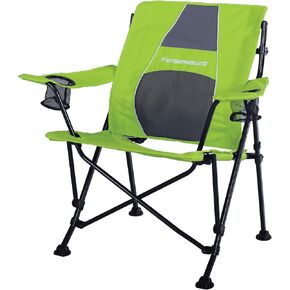 STRONGBACK Camping Chair Guru with Lumbar Support, Lime Green in Saudi Arabia