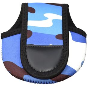 Low Profile Casting-Baitcast Reel Cover Case-Reel Pouch Glove for 50 100 200 300-Series Baitcaster Blue in Saudi Arabia