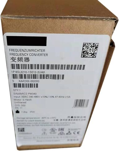 SMOCONE Expedited 6SL3210-1SE12-2UA0 New and Sealed in Box 6SL32101SE122UA0 1 Year Warranty and Fast in Kuwait