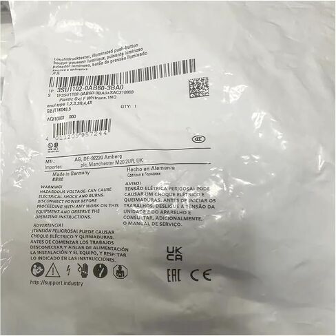SMOCONE Expedited 3SU1102-0AB60-3BA0 New and Sealed in Box 3SU11020AB603BA0 1 Year Warranty and Fast in Kuwait