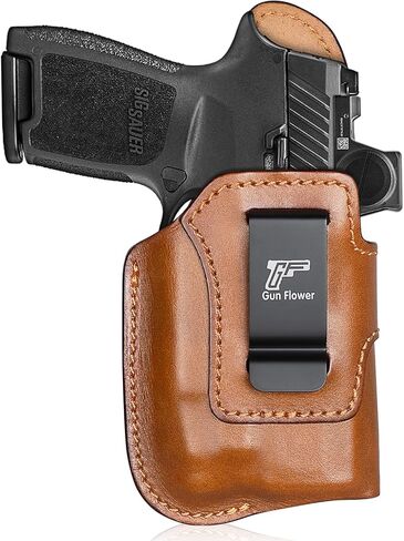 Light-Bearing IWB Leather Holster, Fits Sig P320 Compact / M18 / XCarry/XCompact with TLR-7 X, TLR-7 HL-X, TLR-7A & TLR-7, Optic Cut, Fits 1.5"-1.75" Belts, Right Hand in Saudi Arabia