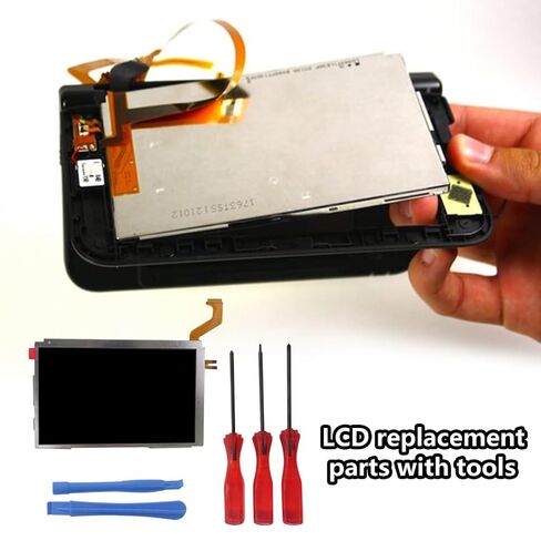 Premium Upgraded Top Upper LCD Screen Replacement with Tools for N-intendo 3DS XL in Saudi Arabia
