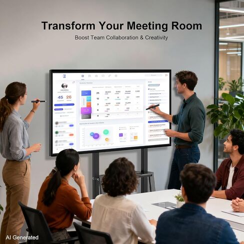 49" Smart Board – 8-Core 8K Android 12, RK3588 Chip, 8GB+64GB, Eshare Wireless Mirroring with Phone Control, for Classroom Teaching, Live Streaming, and Office Meetings (Board Only) in Kuwait