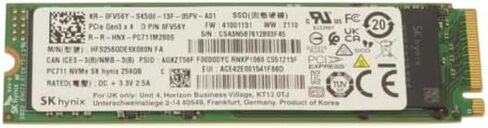 Dell 256GB NVMe M.2 PCIe SSD, 2280, SK hynix PC711, Major Brands, HFS256GDE9X080N (Renewed) in Kuwait