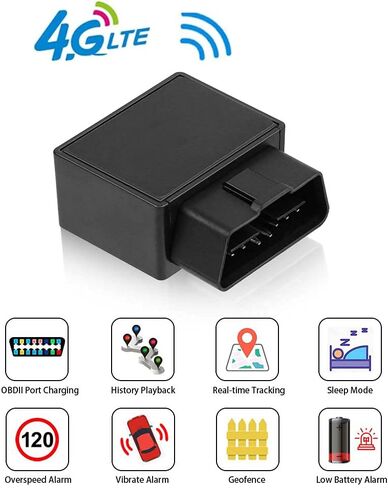 TKMARS GPS Tracker for Vehicles with Real-Time Location, Route History, Speed Monitoring, Geo-Fence Notifications APP No Subscription SIM Card Required - for Fleets & Family TK816 4G in Kuwait