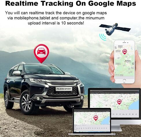 TKMARS GPS Tracker for Vehicles with Real-Time Location, Route History, Speed Monitoring, Geo-Fence Notifications APP No Subscription SIM Card Required - for Fleets & Family TK816 4G in Kuwait