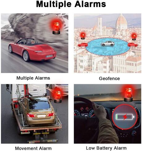 TKMARS GPS Tracker for Vehicles with Real-Time Location, Route History, Speed Monitoring, Geo-Fence Notifications APP No Subscription SIM Card Required - for Fleets & Family TK816 4G in Kuwait