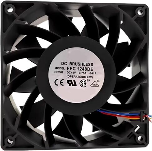12038 12CM Fan 48V 0.75A FFC1248DE Double Ball in Kuwait