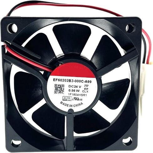 60mm Fan EF60202B3-000C-A99 6020 24V 0.56W Dual Ball Bearing 6cm Cooling 60X60X20mm in Kuwait