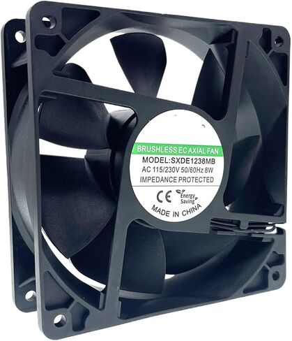 Fan 120mm 12cm 220V 110V 230V 115V AC SXDE12038MB 12038 8W 3000RPM 126CFM in Kuwait