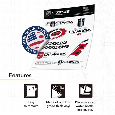 Desert Cactus CAR Hurricanes Sticker Decal (2026 Stanley Cup Champs-T2) in Kuwait
