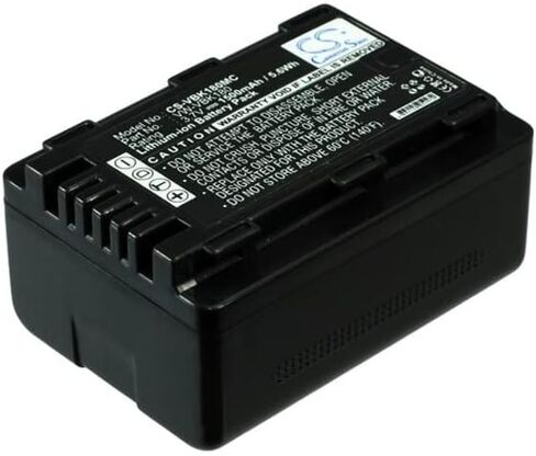 3.7v Compatible with Battery Panasonic HC-V500EG-S, HC-V500GK, HC-V500K, HC-V500M, HC-V500MGK, HC-V500MK, HC-V600M, HC-V700, HC-V700GK, HC-V700K, HC-V700M in Kuwait