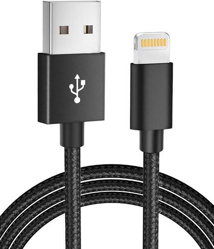 Apple MFi Certified Lightning to USB Adapter Cable High Speed Data Transfer Fast Charging OTG Cord for iPhone 14 13 12 11 Pro Max XS XR X 8 7 6S 6 Plus SE 5S 5C iPad mini Air Pro in Kuwait