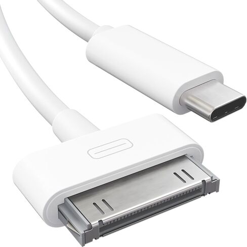 USB C to 30-Pin Charger Cable Cord for iPhone 4, Apple MFi Certified Next-Generation Data Cable and Charging Cord for iPhone 4/4s, 3G/3, iPad 3/2/1, iPod Classic iPod Touch/Nano(3.3Feet) in Kuwait