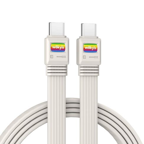 80Gbps USB4 Flat Cable, 3.3ft/1m, 240W Charging, 8K@60Hz Video, Compatible with Thunderbolt 5/4/3 in Kuwait