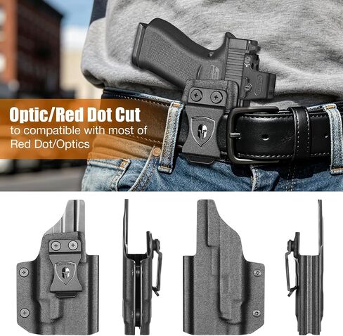 WARRIORLAND IWB TLR-7 Sub Light-Bearing Holster, Fits Glock 43X MOS, Kydex in Kuwait