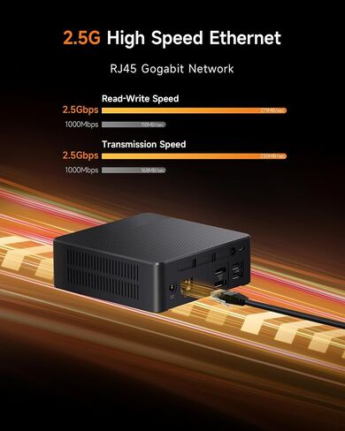 Mini PC Desktop, Pentium Gold 6500Y (Up to 3.4GHz), 32GB DDR3 512GB M.2 SSD, Micro Computer Support 4K Dual Display, Dual WiFi, BT 5.0, Small Form Factor Business Office Home PC in Kuwait