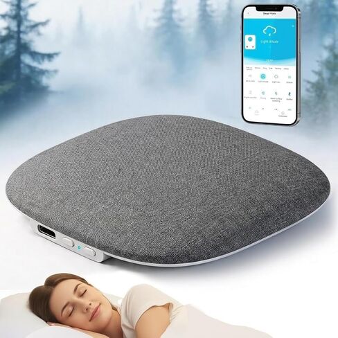 Under Pillow Speaker, Bluetooth White Noise Machine (Grey) in Kuwait