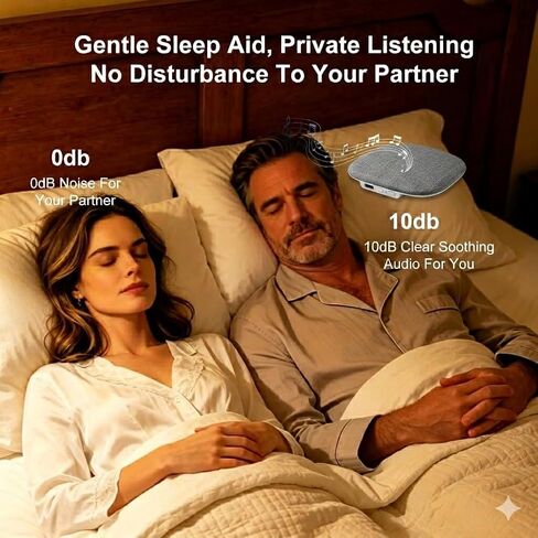 Under Pillow Speaker, Bluetooth White Noise Machine (Grey) in Kuwait