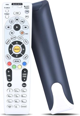 Replacement for DIRECTV RC65 / RC65X / RC65RX / RC66 / RC66X 4-Device LCD LED HDTV A/V Receiver Remote Control, Compatible Models H20 HR20 H21 HR21 HR22 H23 HR23 H24 HR24 H25 R15 R16 R22 D11 D12 in Saudi Arabia
