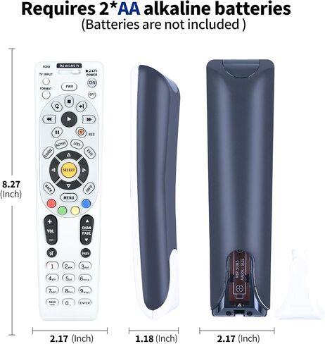 Replacement for DIRECTV RC65 / RC65X / RC65RX / RC66 / RC66X 4-Device LCD LED HDTV A/V Receiver Remote Control, Compatible Models H20 HR20 H21 HR21 HR22 H23 HR23 H24 HR24 H25 R15 R16 R22 D11 D12 in Saudi Arabia