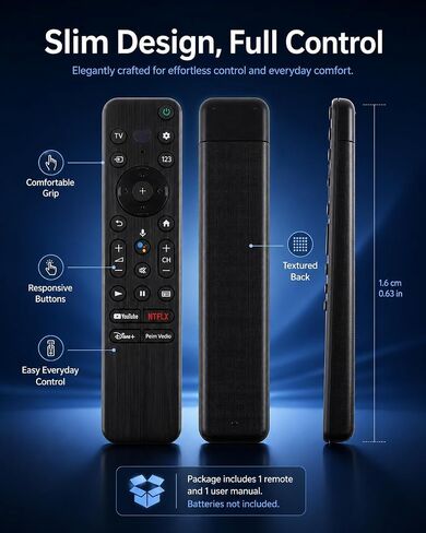 Voice Remote Compatible with Sony Bravia Smart TVs 2018-2025 in Kuwait