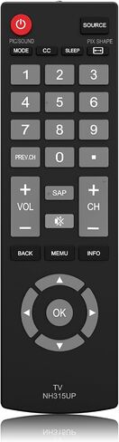 Universal Remote for Sanyo TV, Replacement Sanyo TV Remote Compatible with All Sanyo LCD LED HD TV - No Programming Required in Kuwait