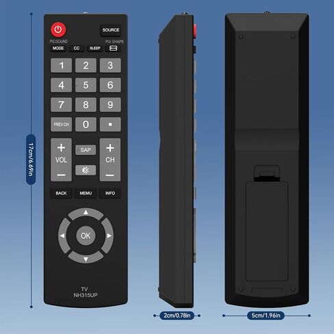 Universal Remote for Sanyo TV, Replacement Sanyo TV Remote Compatible with All Sanyo LCD LED HD TV - No Programming Required in Kuwait