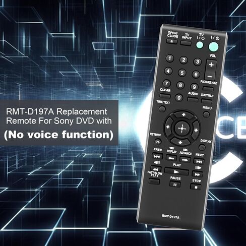 New Remote Control RMT-D197A Compatible with Sony DVD DVP-SR400HP DVP-SR500HP DVP-SR200P DVP-PR50P in Kuwait
