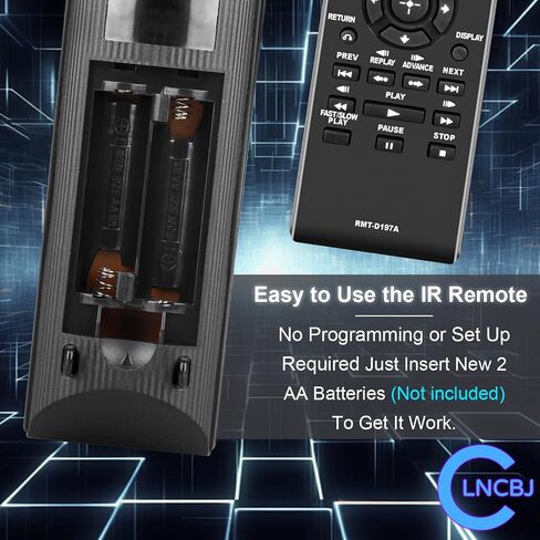 New Remote Control RMT-D197A Compatible with Sony DVD DVP-SR400HP DVP-SR500HP DVP-SR200P DVP-PR50P in Kuwait