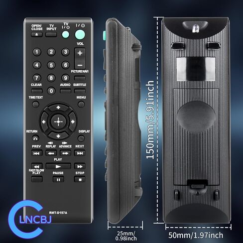 New Remote Control RMT-D197A Compatible with Sony DVD DVP-SR400HP DVP-SR500HP DVP-SR200P DVP-PR50P in Kuwait