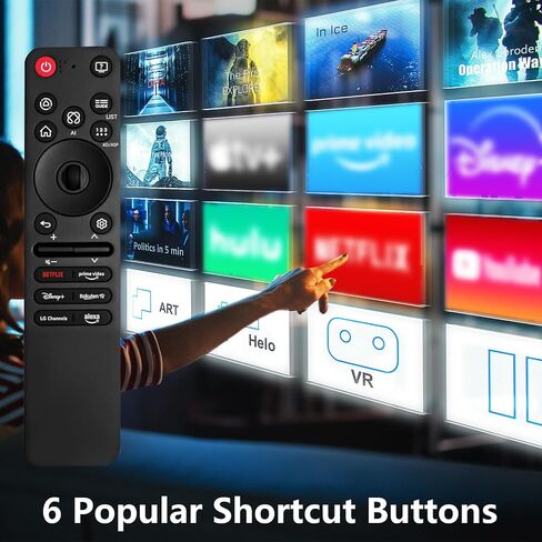 2025 New Remotes for LG Smart TV Remote,Replacement Magic Control for 2019 to 2025 LG TV,Compatible AN-MR25GA/AN-MR24GA/AN-MR23GA,AN-MR22GA/22GN,AN-MR21GA,for UHD OLED QNED NanoCell 4K 8K Models﻿ in Kuwait