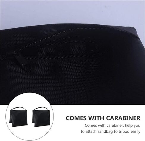 Double Zipper Tripod Sandbag Set Black Oxford Cloth Weight Bag in Kuwait