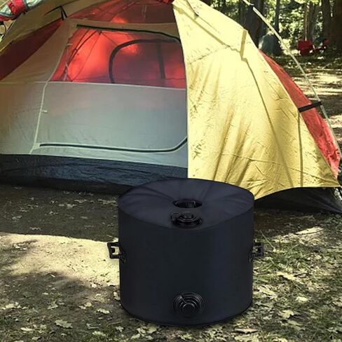 Weighted Sandbag Umbrella Base Weight Bag Anchor Support with PVC Mesh Cloth Water Or for Stable Hold Suitable for Patio Umbrellas Gazebos P, 40L 31x44CM in Kuwait