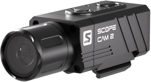RunCam ScopeCam 2S 25MM Lens Hunting Action Camera Airsoft Waterproof Shockproof Zoom Hunting Camera with Built-in Pica-Tiny Rail Mount for Hunting Airsoft Paintball Tactical Training in Kuwait
