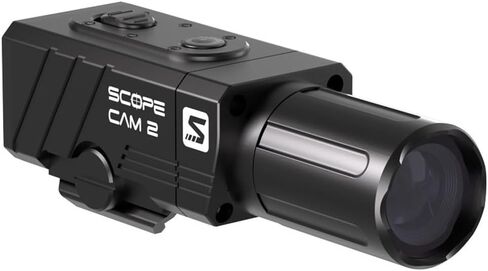 RunCam ScopeCam 2S 25MM Lens Hunting Action Camera Airsoft Waterproof Shockproof Zoom Hunting Camera with Built-in Pica-Tiny Rail Mount for Hunting Airsoft Paintball Tactical Training in Kuwait