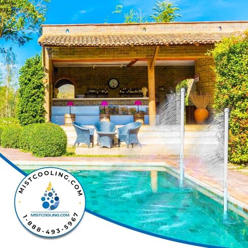 Pool Cooler for Cooling Your Swimming Pool | Made in USA | for In-Ground Pool | Easy Install | No Removal of Pool Return Jet Eye Ball Seating Wall Fitting | Cools Pool by 8 to 10 Degrees. in Kuwait