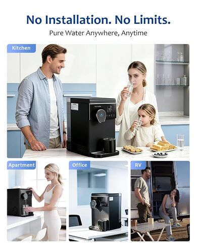 Hot and Cold Countertop Reverse Osmosis Water Filter System in Kuwait