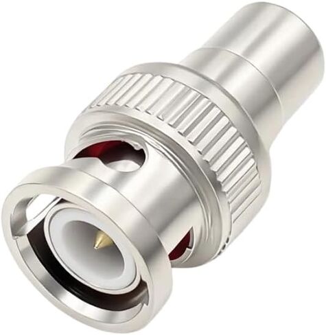 BNC to RCA Adapter 10-Pack RCA Female Plug to BNC Male Coaxial Connector in Kuwait